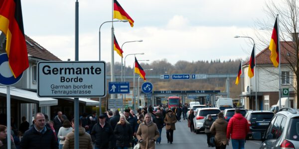 besorgnis uber grenzkontrollen in grenzstadt deutschlands hqy