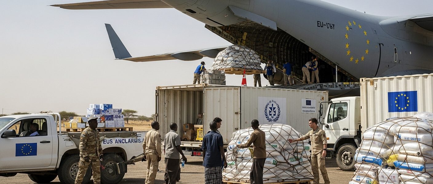 EU-Luftbrücke bringt Hilfe nach Darfur